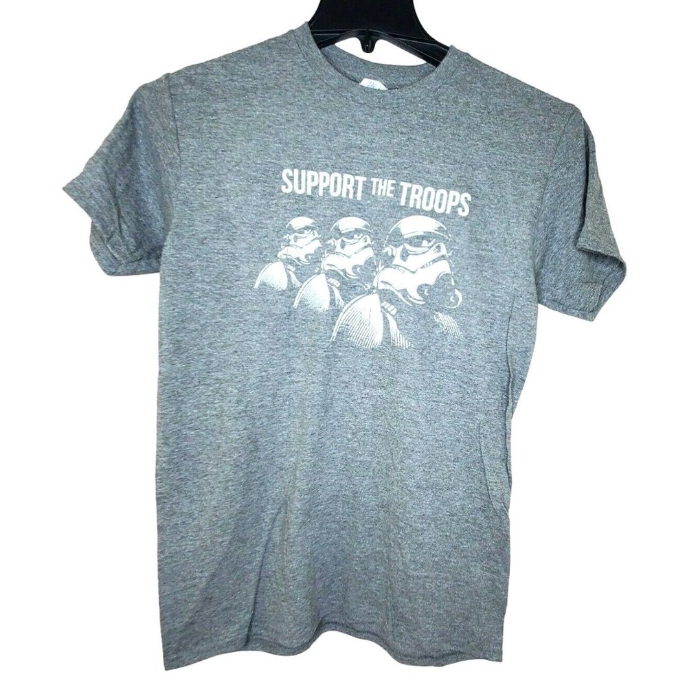 Support The Troops Star Wars Storm Troopers Men Small T Shirt Delta Pro Weight